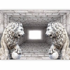 Fotobehang - Stone Lions