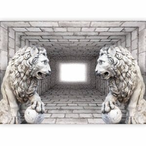 Fotobehang - Stone Lions