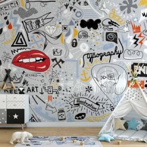 Fotobehang - Stream of thought