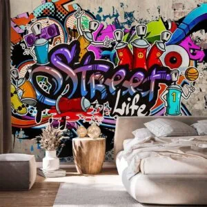 Fotobehang - Street Game