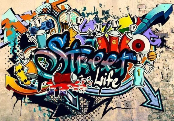 Fotobehang - Street Life