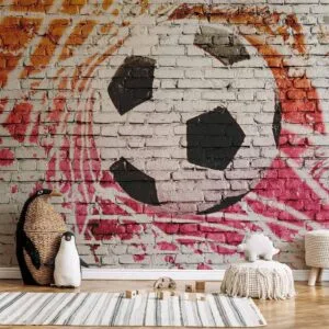 Fotobehang - Street football