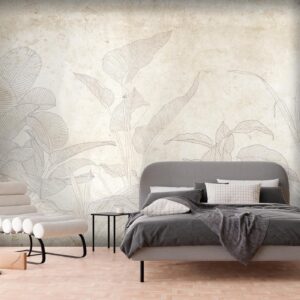 Fotobehang - Subtle Exotic Plants