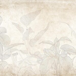 Fotobehang - Subtle Exotic Plants