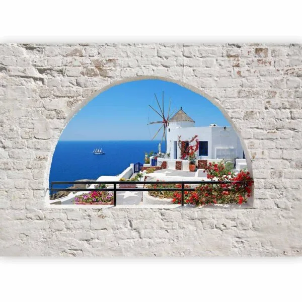 Fotobehang - Summer in Santorini