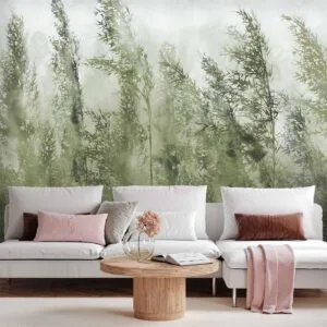 Fotobehang - Tall Grasses - Green