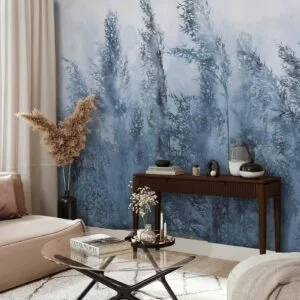 Fotobehang - Tall Grasses - Grey