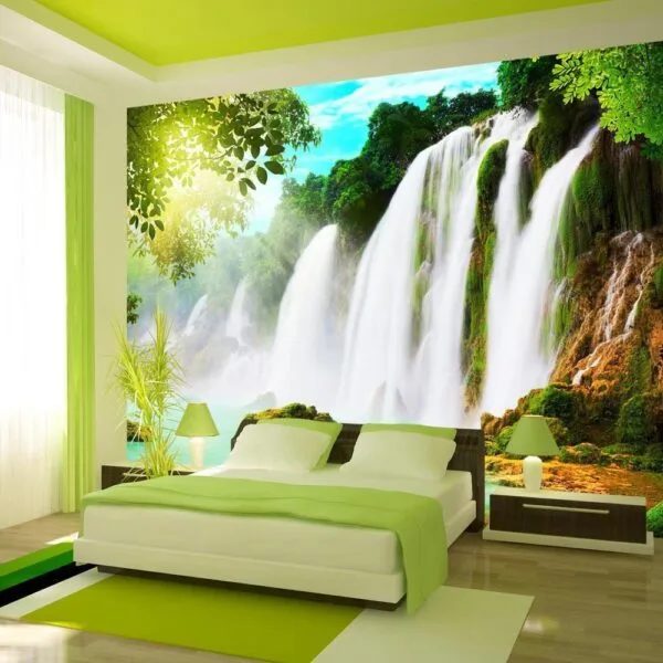 Fotobehang - The beauty of nature: Waterfall