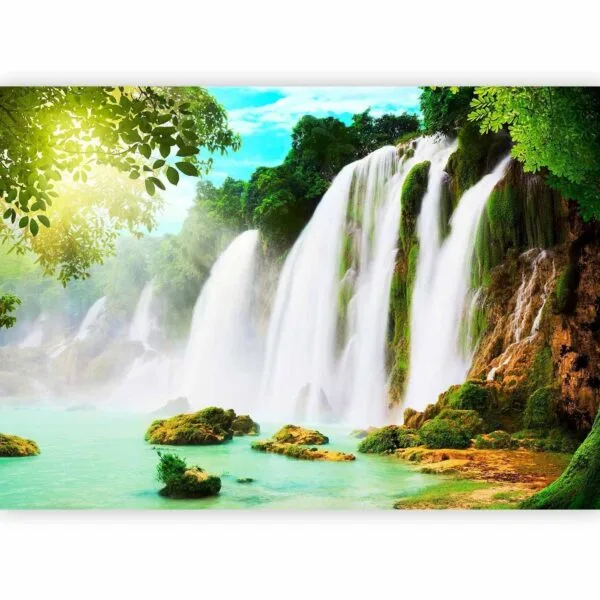 Fotobehang - The beauty of nature: Waterfall