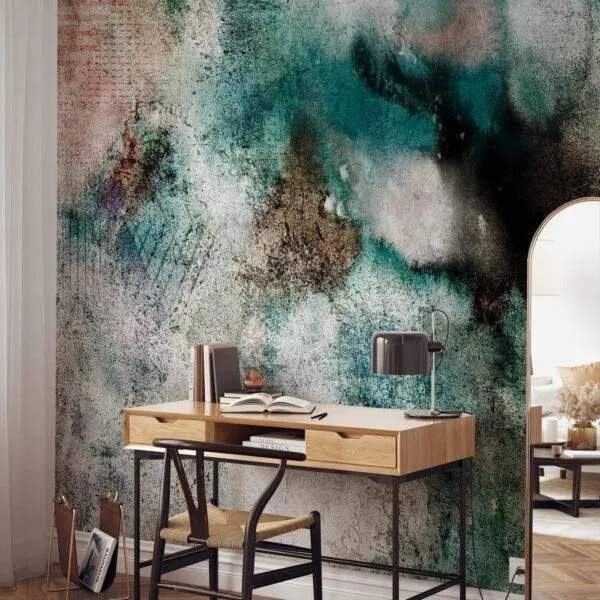 Fotobehang - Trace of Roman Fresco
