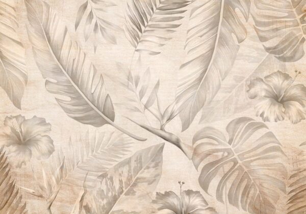 Fotobehang - Tropic in Sepia