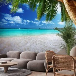 Fotobehang - Tropical island