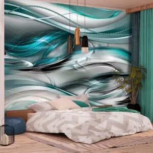 Fotobehang - Tunnels (Green)