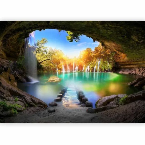 Fotobehang - Turquoise Lake