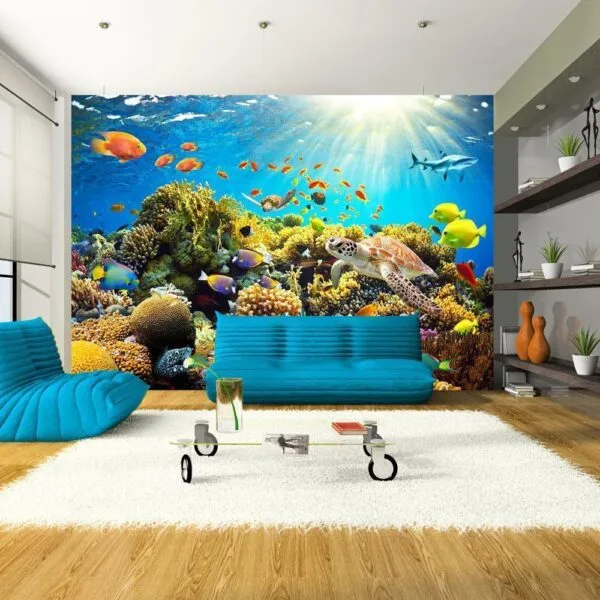 Fotobehang - Underwater Land