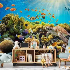 Fotobehang - Underwater Land