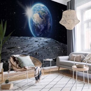 Fotobehang - View of the Blue Planet