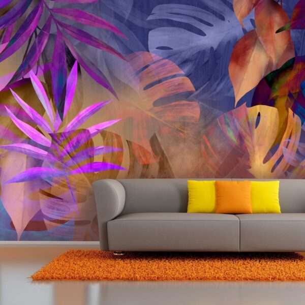 Fotobehang - Vigorous Leaves - Third Variant