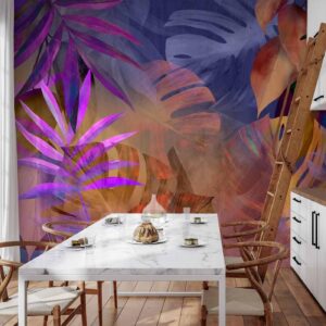 Fotobehang - Vigorous Leaves - Third Variant