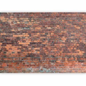 Fotobehang - Vintage Wall (Red Brick)