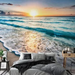 Fotobehang - Walk Along the Seashore