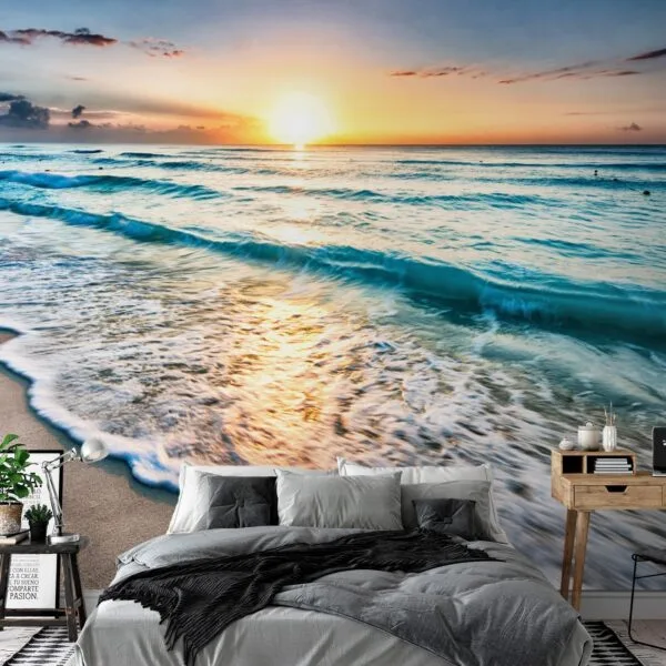 Fotobehang - Walk Along the Seashore