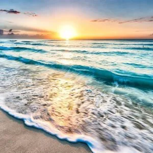 Fotobehang - Walk Along the Seashore