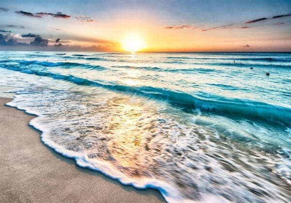 Fotobehang - Walk Along the Seashore