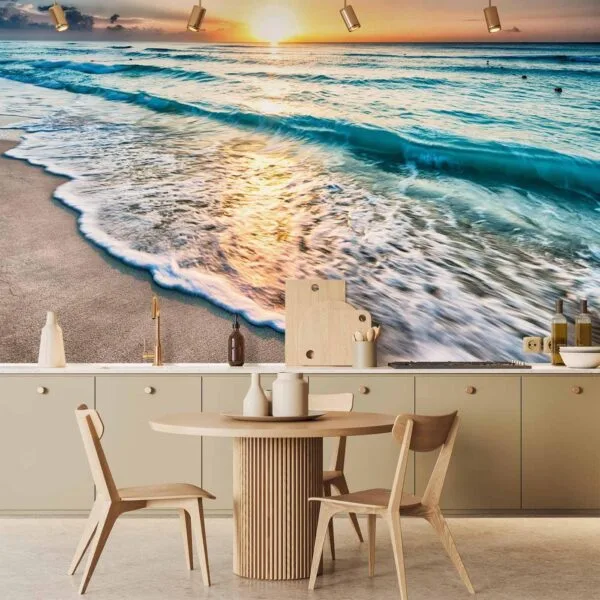 Fotobehang - Walk Along the Seashore