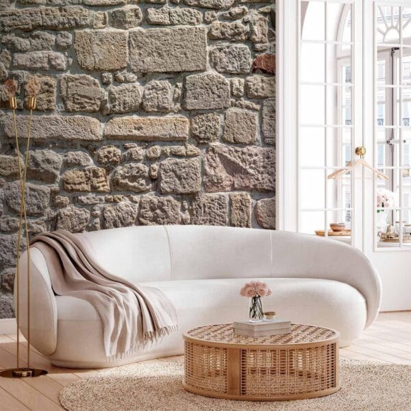 Fotobehang - Wall From Stones
