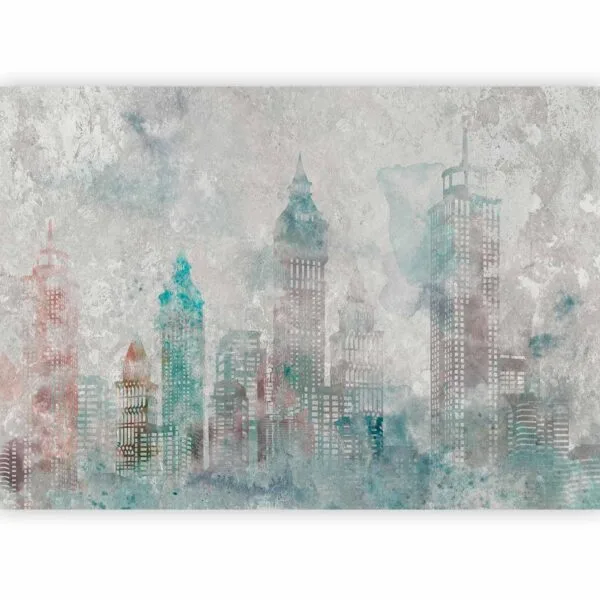 Fotobehang - Watercolour City