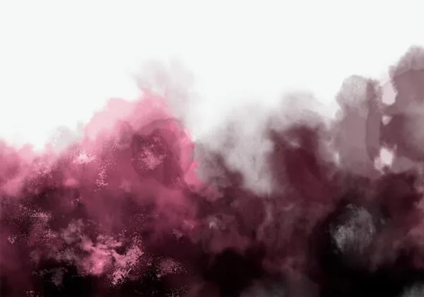 Fotobehang - Watercolour Variation - Red
