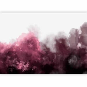 Fotobehang - Watercolour Variation - Red