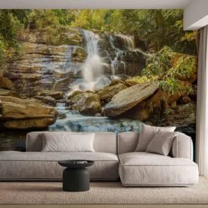 Fotobehang - Waterfall in Chiang Mai, Thailand