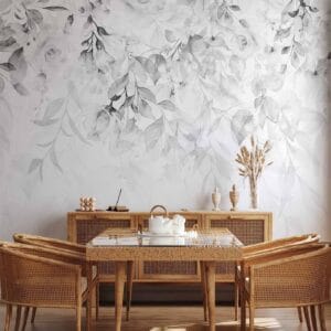 Fotobehang - Waterfall of Roses - Third Variant