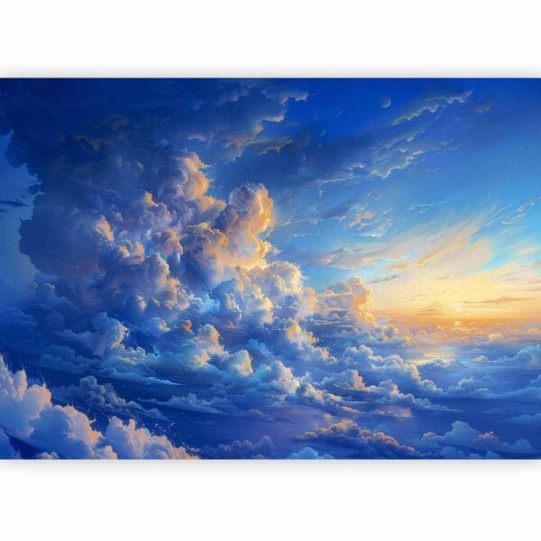 Fotobehang - When the Sky Becomes a Canvas: Artistic Creation of Nature in the Clouds