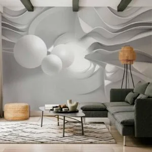 Fotobehang - White Corridors