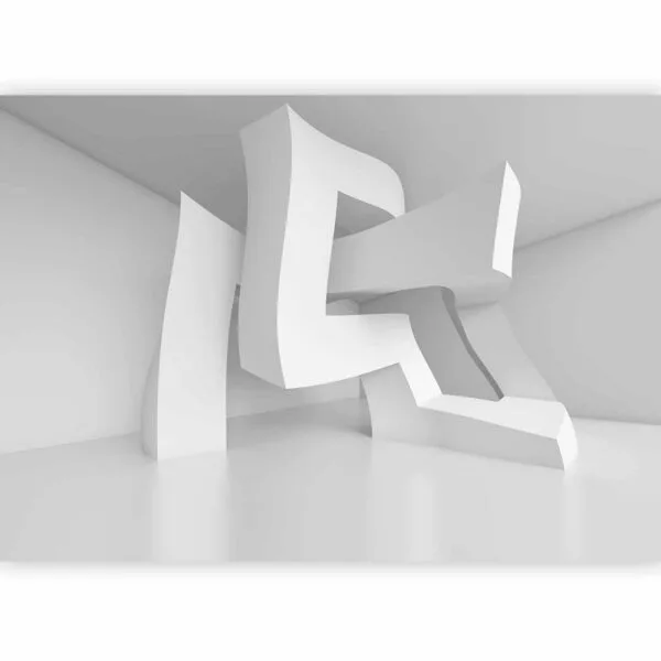Fotobehang - White Madness