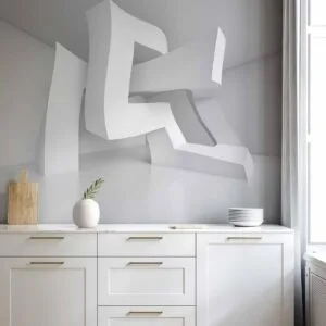 Fotobehang - White Madness