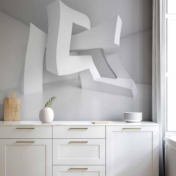 Fotobehang - White Madness