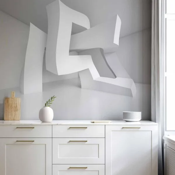Fotobehang - White Madness