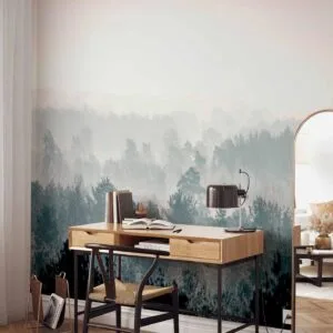 Fotobehang - Winter Forest