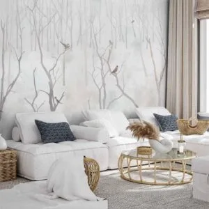 Fotobehang - Winter Forest