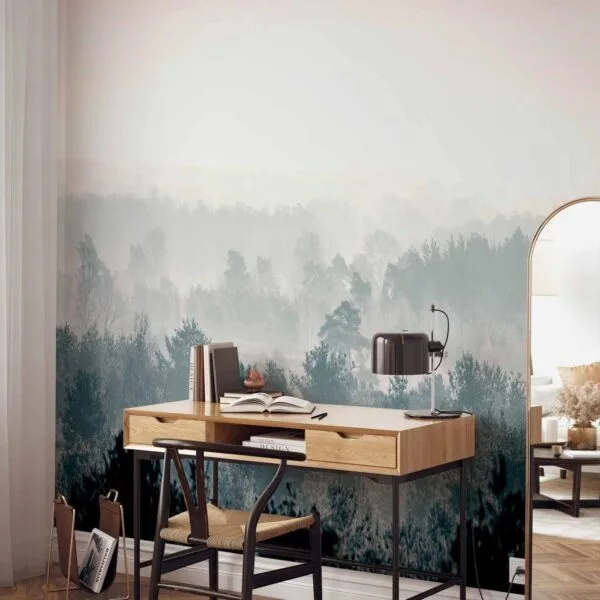 Fotobehang - Winter Forest