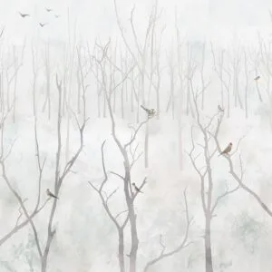 Fotobehang - Winter Forest