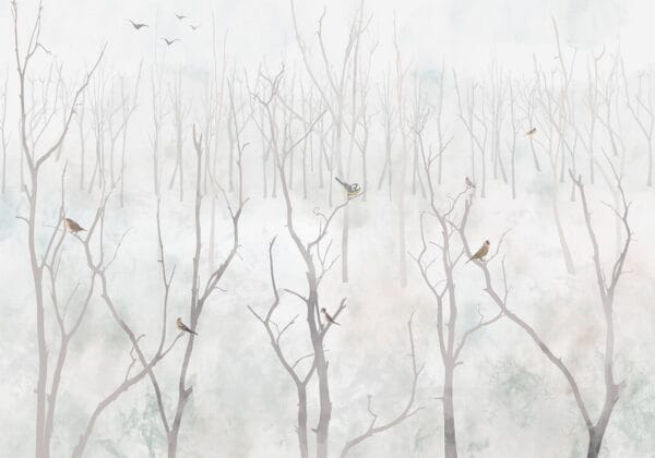 Fotobehang - Winter Forest