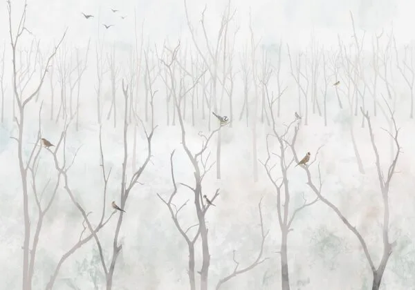 Fotobehang - Winter Forest