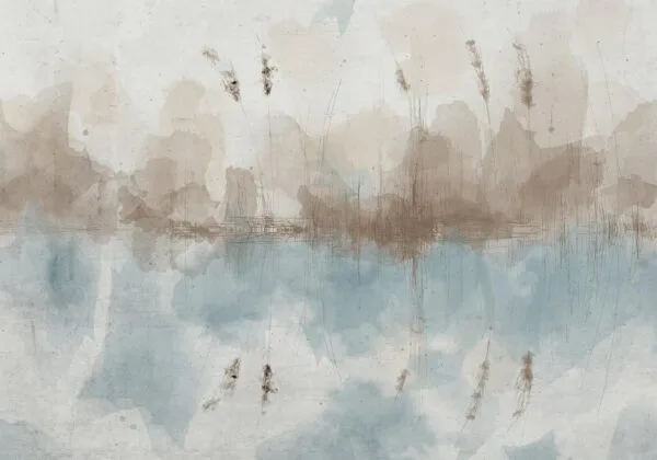Fotobehang - Winter Pond