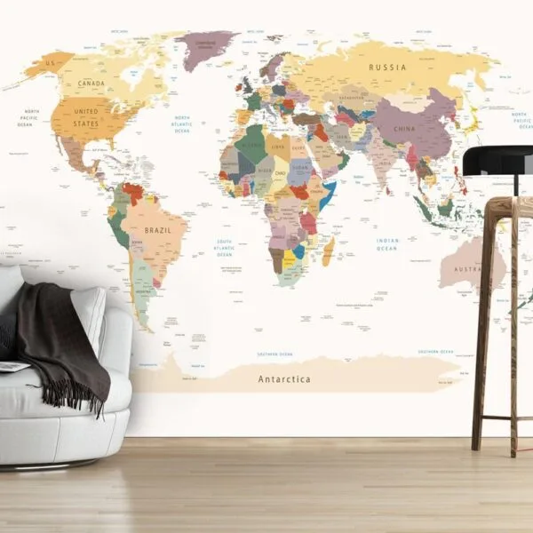 Fotobehang - World Map