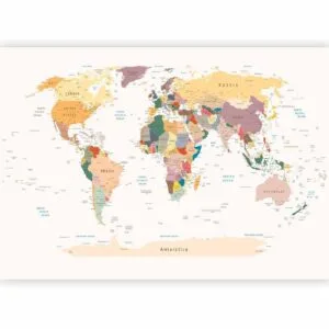 Fotobehang - World Map